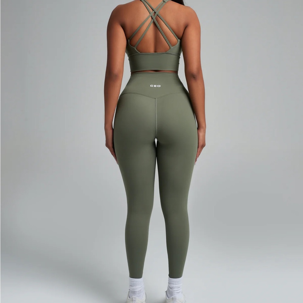 CEO Active Elite Leggings - Sage